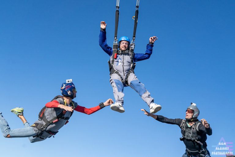 Saut d'initiation au parachutisme