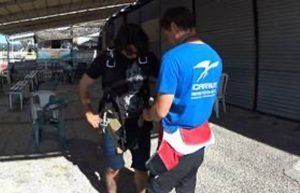 equipement lors d'un saut tandem
