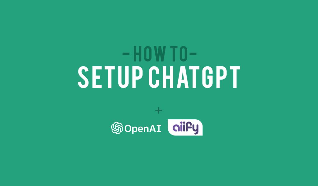 How to configure openAi with Aiify plugin ?